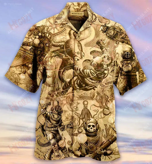 Is Trá An Saol Agus Ansin Léimeann Tú Léine Gearr Muinchille Unisex Caitheamh aimsire Léinte Haváís Saincheaptha Léinte Haváís Léinte Haváís do Mhná, Bronntanas Léine Haváís, Bronntanas Nollag