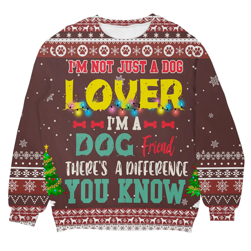 I Am Not Just A Dog Lover Personalizedwitch Christmas Sweater,Christmas Ugly Sweater,Christmas Gift,Gift Christmas 2024