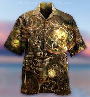 Octopus Steampunk Revolution Limited - Hawaiian Shirt, Hawaiian Shirt Gift, Christmas Gift