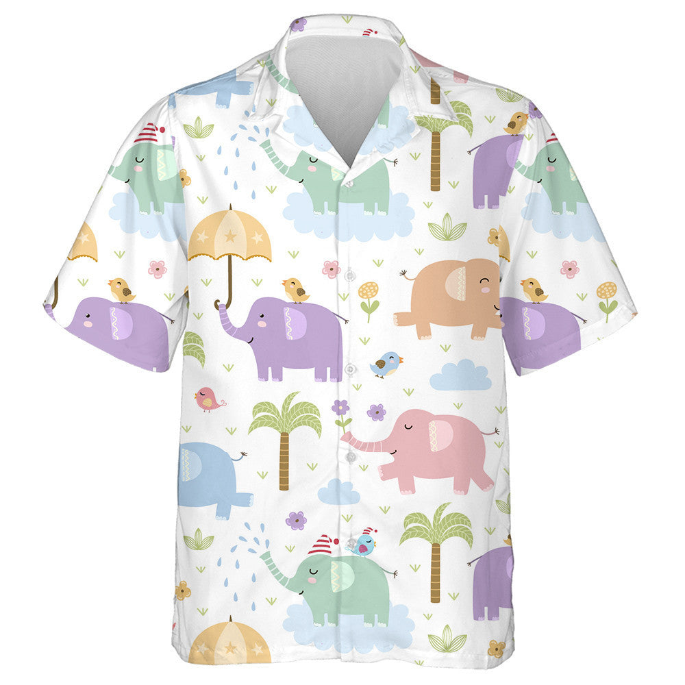 Eilifint Greannmhar Shona Le Umbrella Éan Agus Cuir Léine Haváíach, Bronntanas Léine Haváíais, Bronntanas Nollag