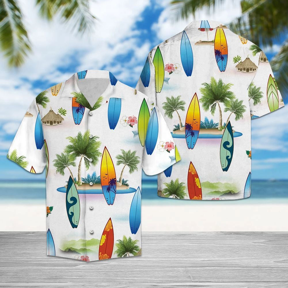 Bronntanas Colorful Surfboard Do Patrún Surf Lover Léine Haváís, Bronntanas Léine Haváís, Bronntanas Nollag