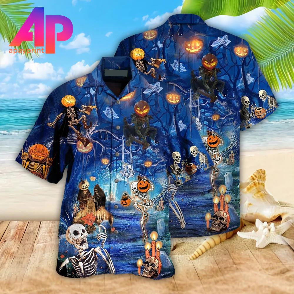 Halloween You're Already Dead Hawaiian Shirt, Hawaiian For Gift