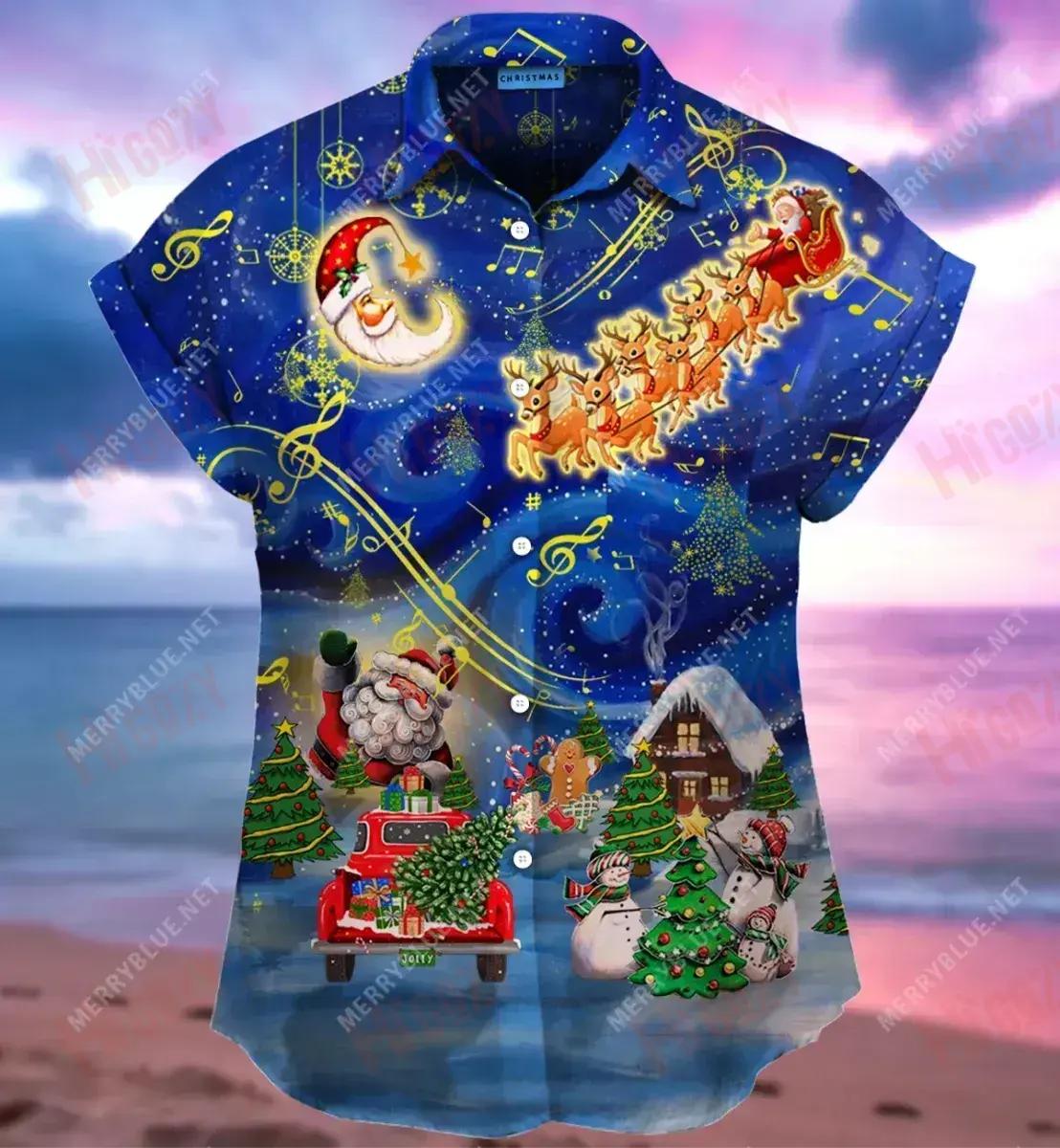 Muinchille Gearr Samhraidh Léine Haváís Léinte Haváís is Fearr do Mhná, Bronntanas Léine Haváíais, Bronntanas Nollag