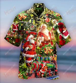 Santa Is Coming To You Short Hawaiian Shirt Hobbies Hawaiian T Shirts Vintage Hawaiian Shirts Hawaiian Shirts For Men, Hawaiian Shirt Gift, Christmas Gift
