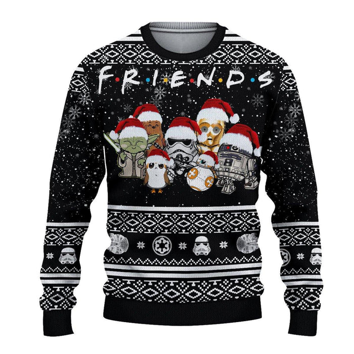 Star Wars Friends Ugly Christmas Sweater, Christmas Ugly Sweater,Christmas Gift,Gift Christmas 2022