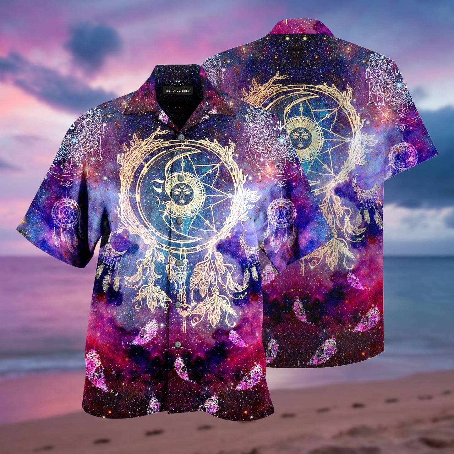 Dreamcatcher Galaxy Hawaiian Shirt â€“ Maria_Hawaiian Shirt Gift, Christmas Gift