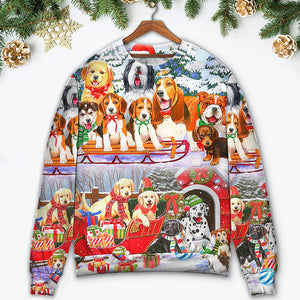 Dog Snowman Christmas Tree Merry Xmas Ugly Christmas Sweater, Christmas Gift, Gift Christmas 2024