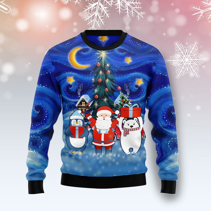 Bear Santa Penguin Ugly Christmas Sweater,Christmas Ugly Sweater,Christmas Gift,Gift Christmas 2022