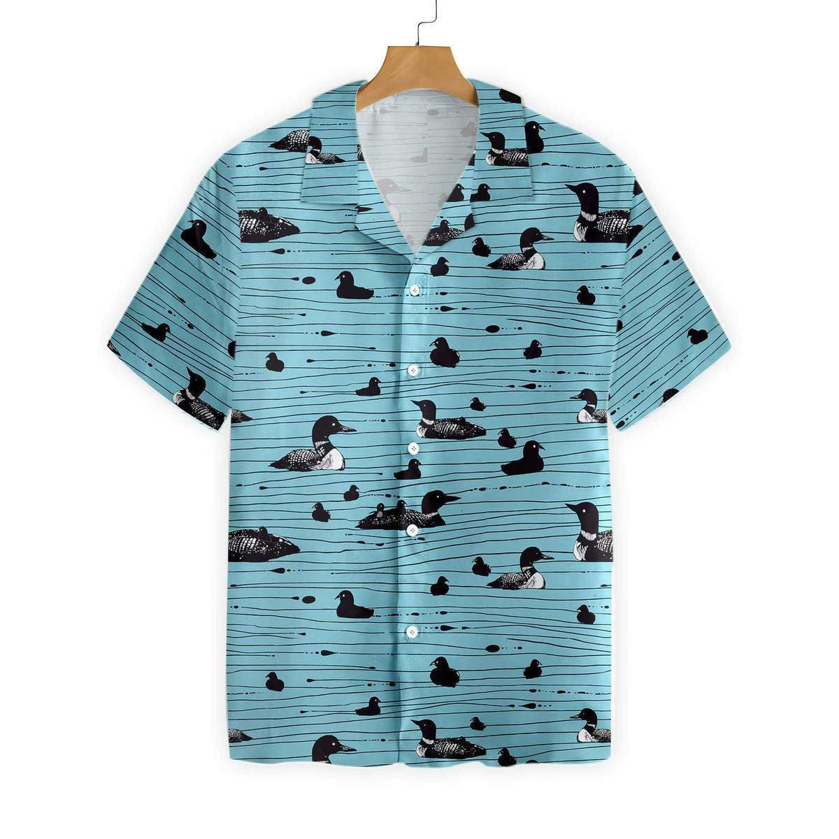 Duck Pattern Awesome Background Design Hawaiian Shirt,Hawaiian Shirt Gift, Christmas Gift