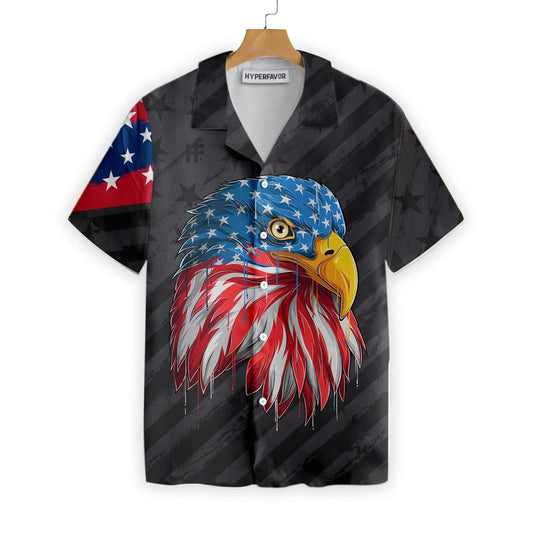 Symbol Of Power The American Eagle Bird Hawaiian Shirt, Hawaiian Shirt Gift, Christmas Gift