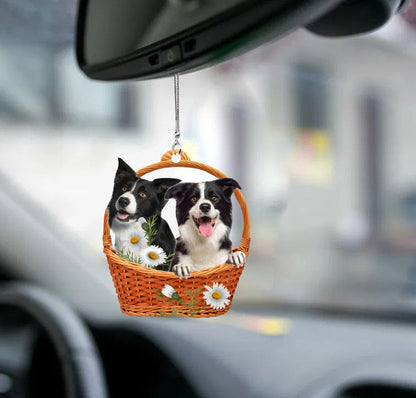 Border Collie Ornáid Reatha Dé, Bronntanas Ornáide Nollag, Bronntanas Nollag, Maisiú na Nollag