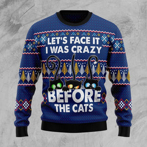 Crazy Cat Ugly Christmas Sweater, Christmas Gift, Gift Christmas 2024