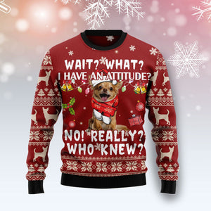 Chihuahua Dog Attitude Ugly Christmas Sweater,Christmas Ugly Sweater,Christmas Gift,Gift Christmas 2022