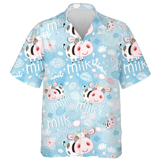 Ba Shona Shona Agus Bainne ar Chúlra Gorm Léine Haváí, Bronntanas Léine Haváíais, Bronntanas Nollag