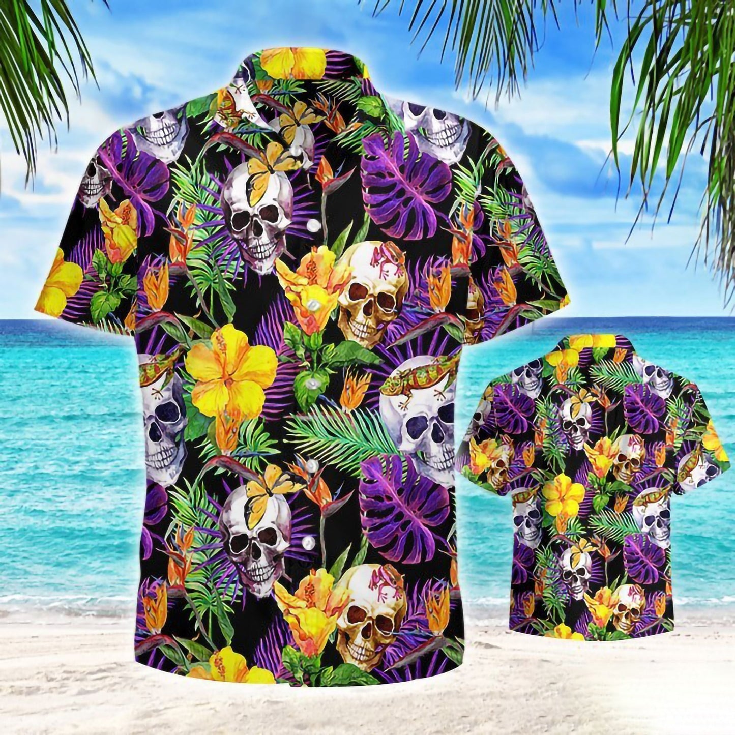 Find Skull - Hawaiian Shirts_ Hawaiian Shirt Gift, Christmas Gift