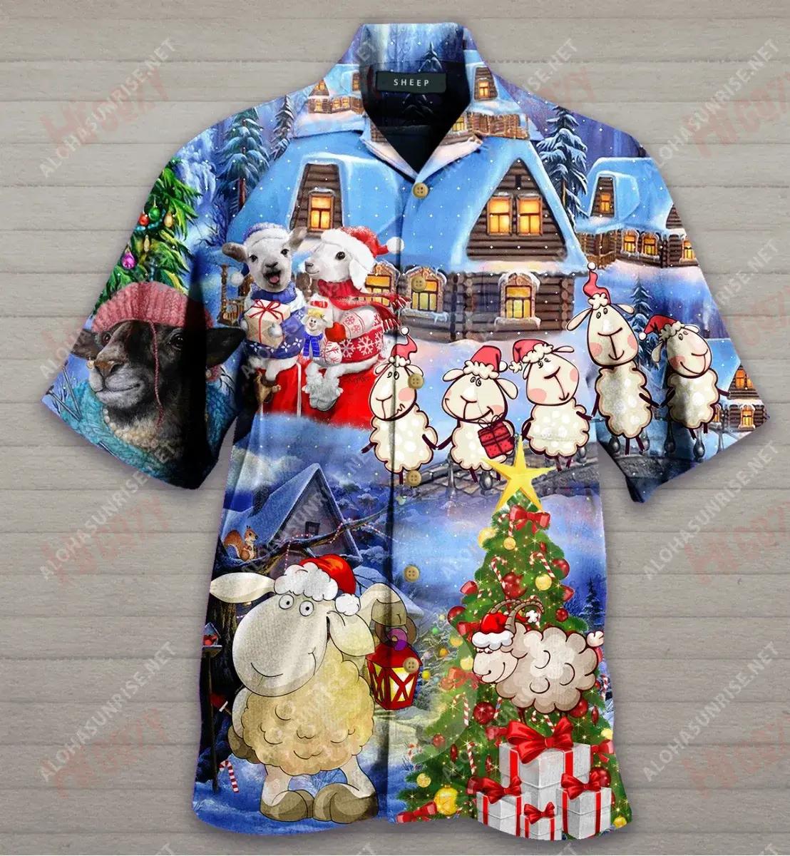 Is mian le Caoirigh Nollaig Shona Duit Léine Haváíach Caitheamh aimsire Gearr Muinchille Léinte Haváise Saincheaptha Léinte haváíais d'Fhir, Bronntanas Léine Haváíais, Bronntanas Nollag