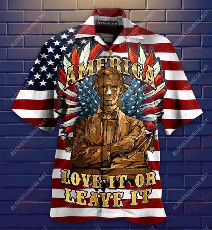 Is breá le Meiriceá é Nó Fág é Léine Gearr Haváís Caitheamh aimsire Aloha Shirt Léinte Haváís is Fearr Léinte Haváís do Mhná, Bronntanas Nollag