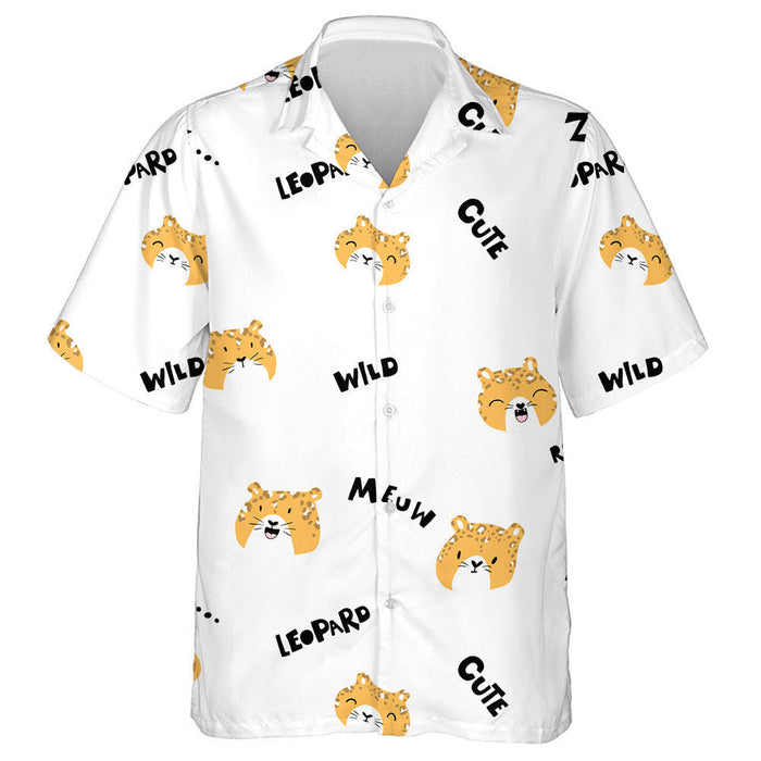 Faces Of A Leopard With Different Characters And Various Words Hawaiian Shirt, Hawaiian Shirt Gift, Christmas Gift