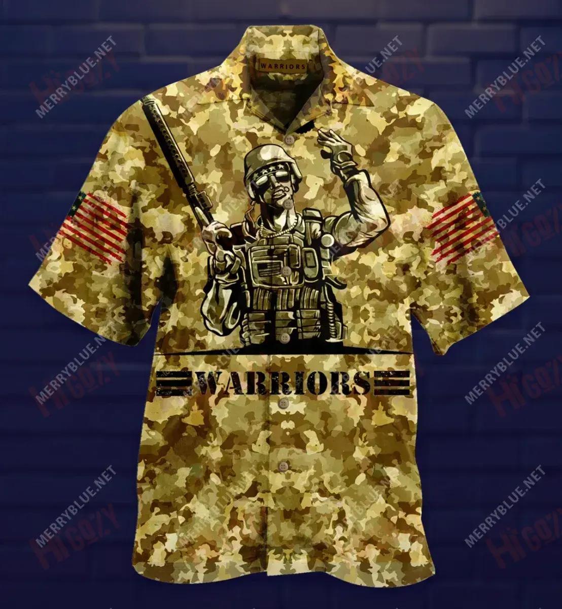 Be A Warrior Unisex Short Sleeve Shirt Ocean Aloha Shirt Hawaiian Crazy Shirts Hawaiian Shirts For Women, Hawaiian Shirt Gift, Christmas Gift
