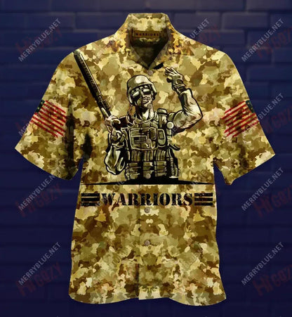 Be A Warrior Unisex Short Sleeve Shirt Ocean Aloha Shirt Hawaiian Crazy Shirts Hawaiian Shirts For Women, Hawaiian Shirt Gift, Christmas Gift