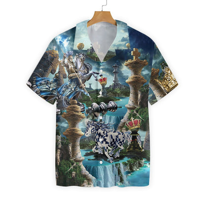 Giant Chessman Beautiful Landscape Nice Design Hawaiian Shirt,Hawaiian Shirt Gift, Christmas Gift