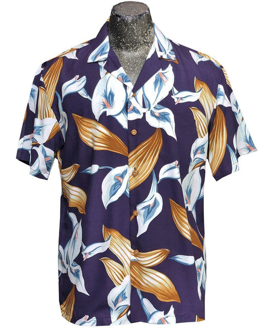 Calla Lily Purple Hawaiian Shirt_ Hawaiian Shirts -Hawaiian Shirt Gift, Christmas Gift