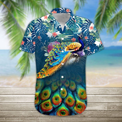 Buy Amazing Peacock Hawaiian Shirt â€“,Hawaiian Shirt Gift, Christmas Gift