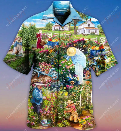 Gardening Is The Purest Of Human Pleasures Unisex Hawaiian Shirt Hobbies Short Sleeve Vintage Hawaiian Shirts Hawaiian Shirts For Women, Hawaiian Shirt Gift, Christmas Gift