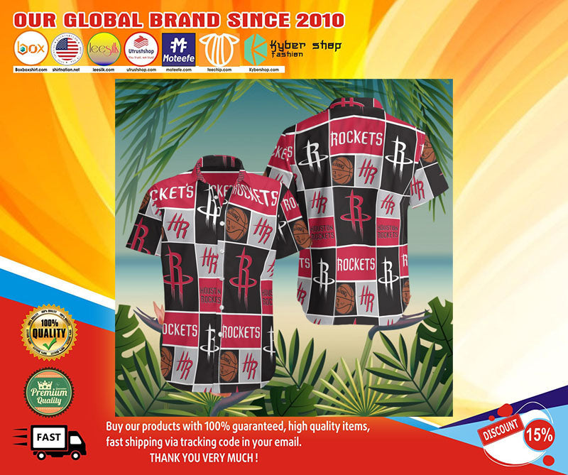 Houston Rockets Hawaiian Shirt, Hawaiian Shirt Gift, Christmas Gift