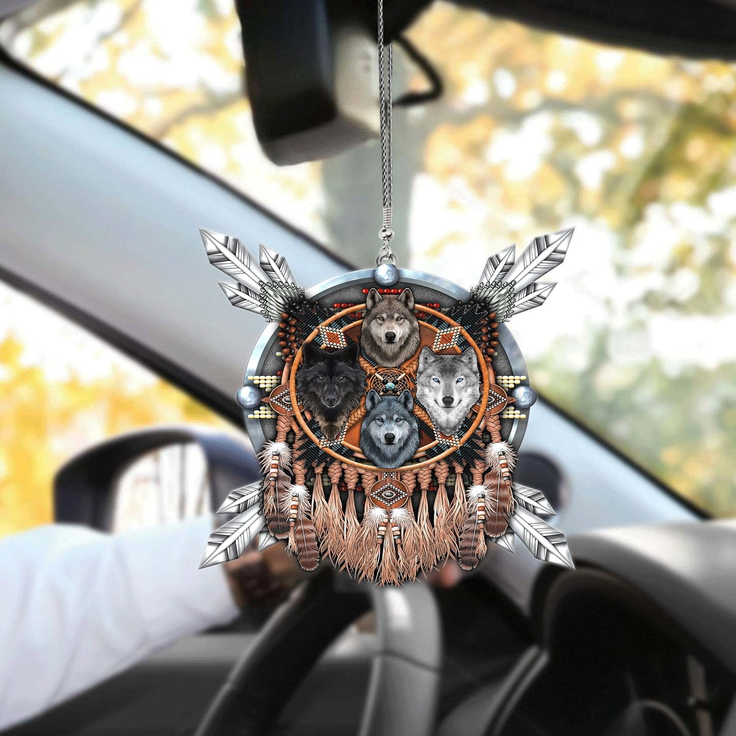 Native American For Car Hanging Ornament, Christmas Decoration