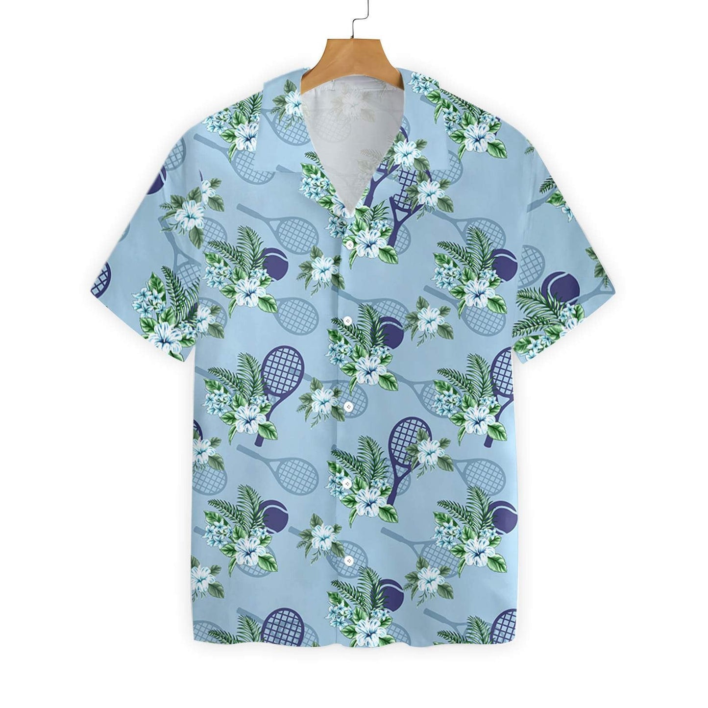 Leadóg Trópaiceach 5 Ar Chúlra Gorm Dearadh Léine Haváís, Bronntanas Léine Haváíais, Bronntanas Nollag