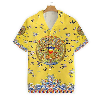 Impire Dragons Síneach Ríchíosa Dearadh Léine Haváí, Bronntanas Léine Haváí, Bronntanas Nollag