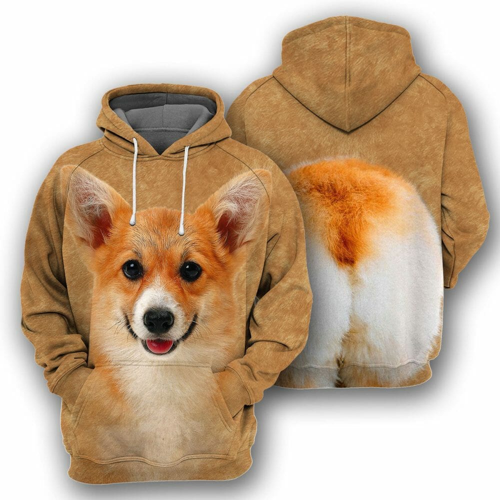 Corgi - Éadaí Cochaillín Tléine Clóbhuailte Léine 3D