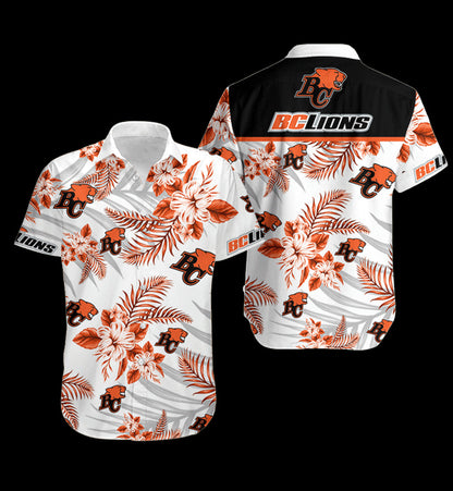 BC Lions Hawaiian Shirt Hawaiian Shirt Gift, Christmas Gift