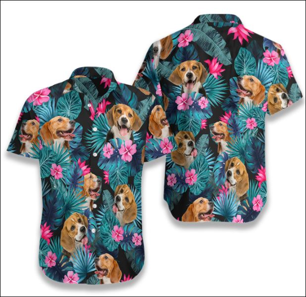 Beagle Tropical Hawaiian Shirt â€“ Dnstyles,Hawaiian Shirt Gift, Christmas Gift
