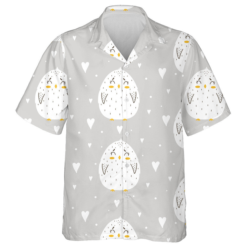 Croí Beag Agus Sicín Gleoite Ar Dhath Bán Léine Haváís, Bronntanas Léine Haváíais, Bronntanas Nollag