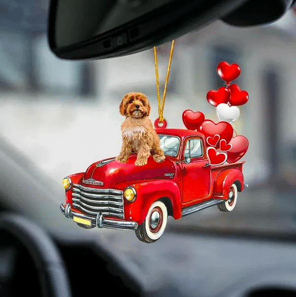 Cavoodle Christmas Ornament, Happy Christmas Ornament, Christmas Gift, Christmas Decoration