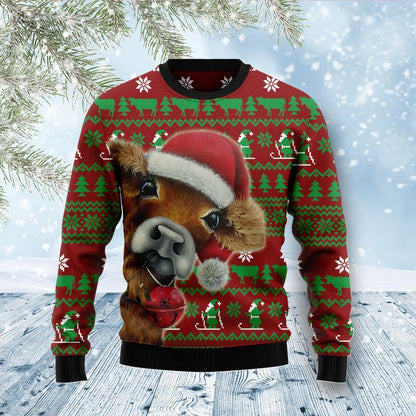 Cow Xmas Christmas Sweater  For Men & Women  Adult Ugly Christmas Sweater,Christmas Gift,Gift Christmas 2024