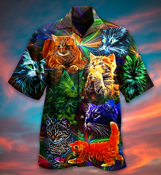 Cats In My Dream - Hawaiian Shirt, Hwaiian For Gift