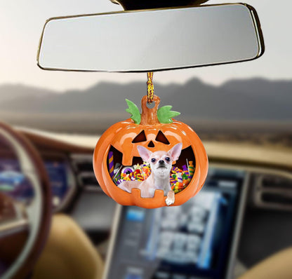 Chihuahua I'm A Pumpkin Ornament, Happy Christmas Ornament, Christmas Gift, Christmas Decoration