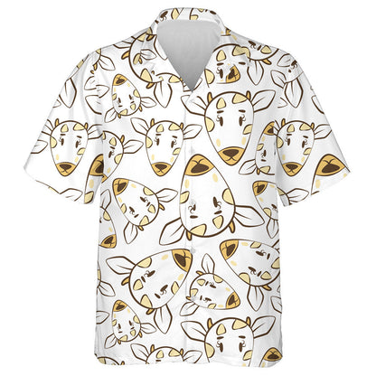 Muzzles Buí Cool Geal Bó nó Gabhar Léine Haváí, Bronntanas Léine Haváí, Bronntanas Nollag