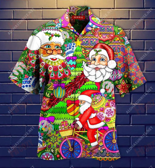 Bain sult as an Nollaig Cosúil le Soul Hippie Léine Gearr Haváís Léinte Trópaiceacha Samhraidh Léinte Haváise Saincheaptha Léinte Greannmhar Haváís, Bronntanas Léine Haváís, Bronntanas Nollag