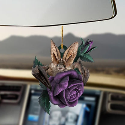 Rás Corcra Ialtóg Ornáid Dhá Thaobh, Bronntanas Ornáide Nollag, Bronntanas Nollag, Maisiú Nollag