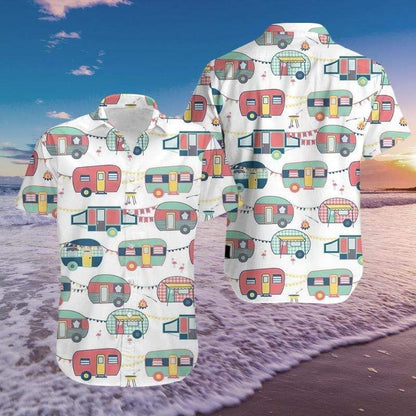 Camping Bus Hawaiian Shirts_ Hawaiian Shirts -Hawaiian Shirt Gift, Christmas Gift