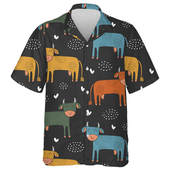 Funny Cows And Animals On The Farm Hawaiian Shirt,Hawaiian Shirt Gift, Christmas Gift