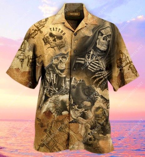 Amazing Tattoo Unisex Hawaiian Shirt, Hawaiian Shirt Gift, Christmas Gift