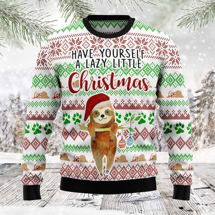 Christmas Sloth Ugly Christmas Sweater, Christmas Gift, Gift Christmas 2024