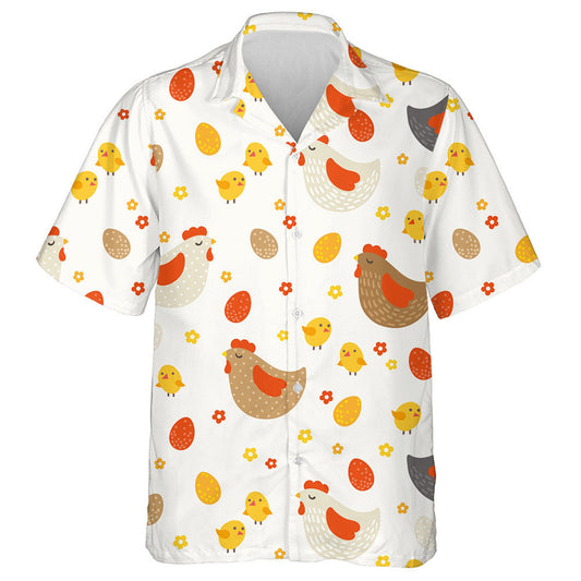 Cearc Chodladh Agus Leanbh Sicín Shona Le Léine Haváí Uibheacha, Bronntanas Léine Haváíais, Bronntanas Nollag