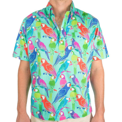 Chubbies Parrots Pattern Hawaiian Shirt_Hawaiian Shirt Gift, Christmas Gift