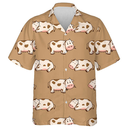 Let's Drink Milk Cow And Milk Bucket Hawaiian Shirt, Hawaiian Shirt Gift, Christmas Gift